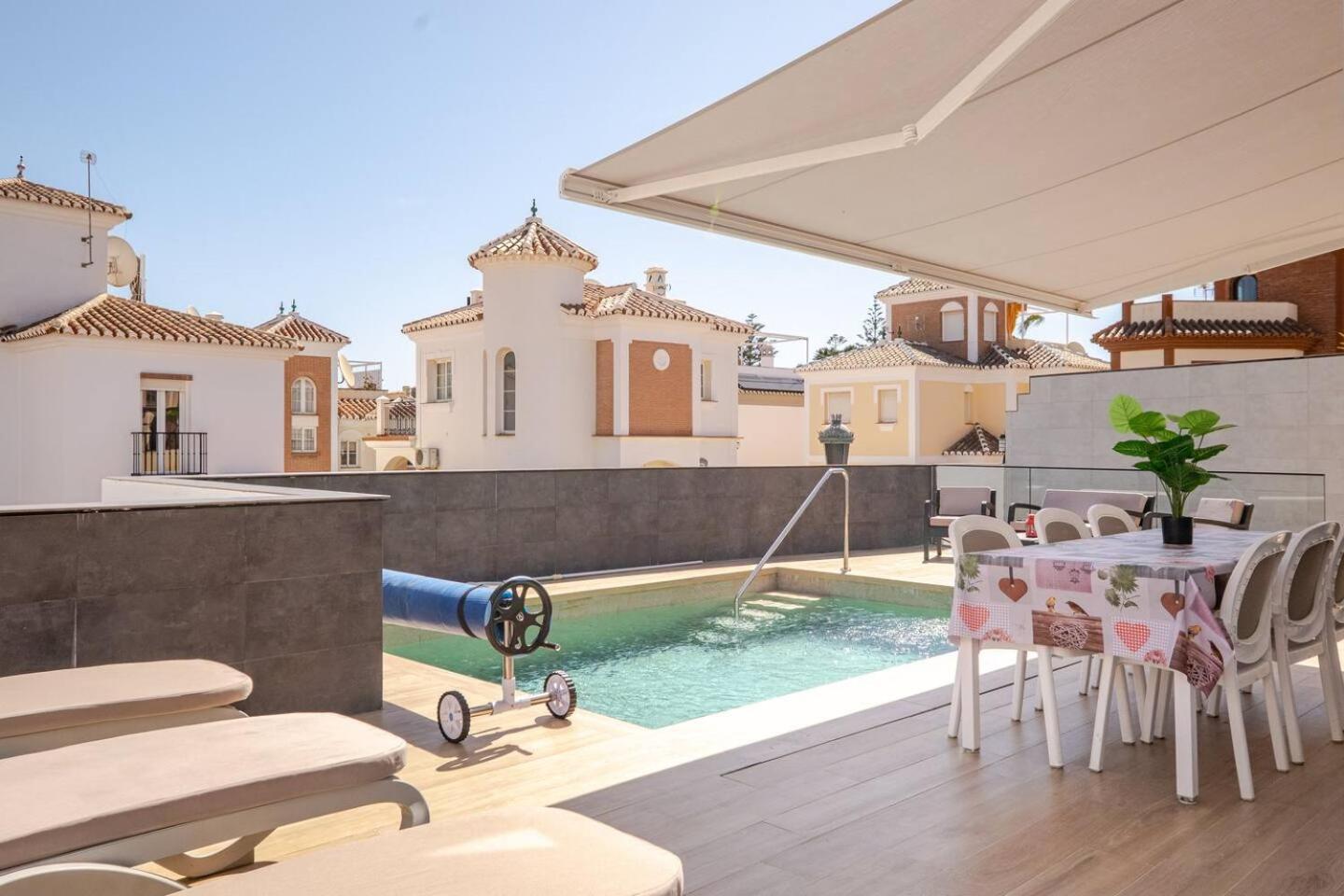 Villa Antonia Mar - Private & Heated Pool - Punta Lara Nerja Extérieur photo