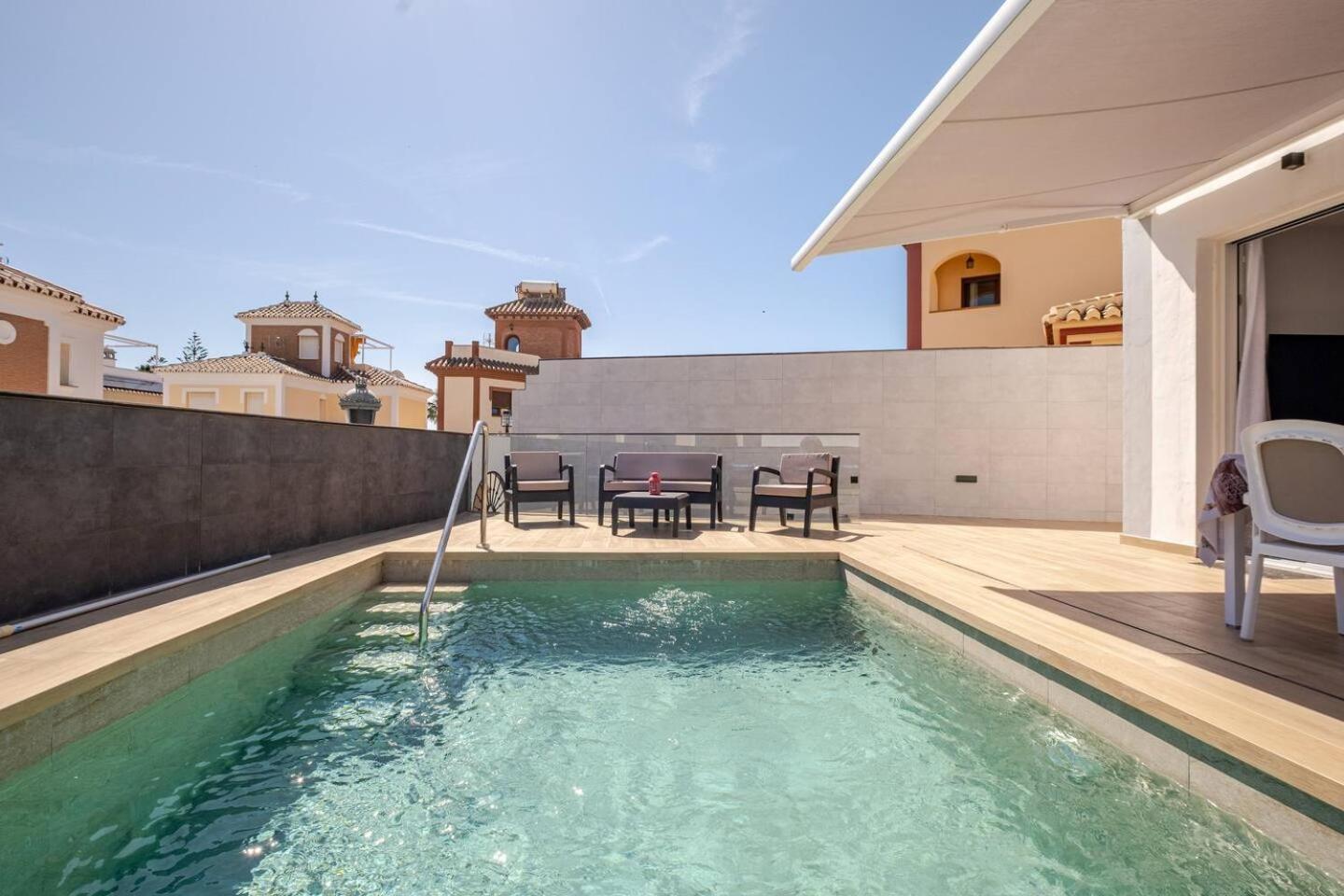 Villa Antonia Mar - Private & Heated Pool - Punta Lara Nerja Extérieur photo